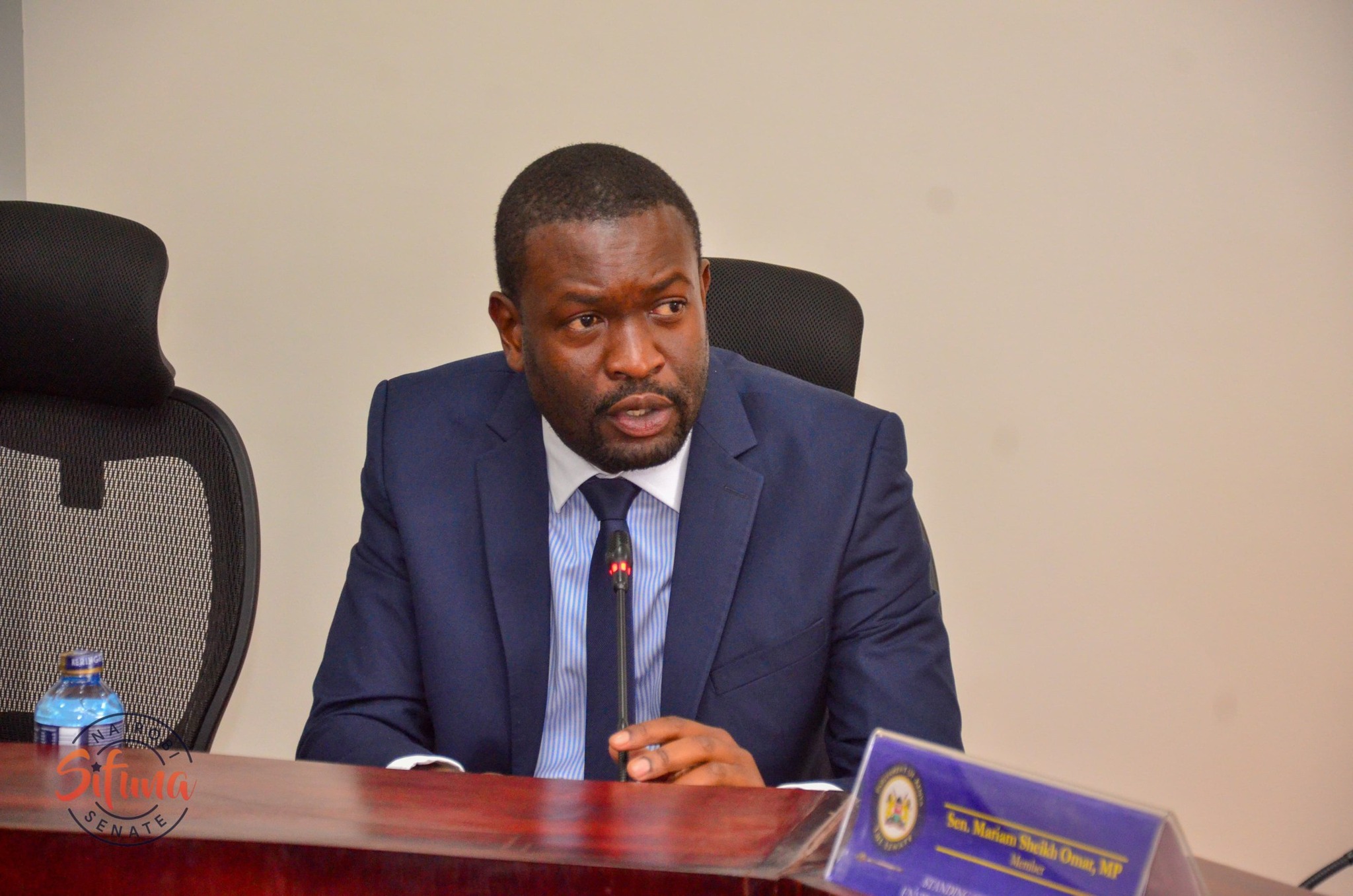 ODM Party Secretary General Edwin Sifuna during a past media media presser. Photo: Courtesy