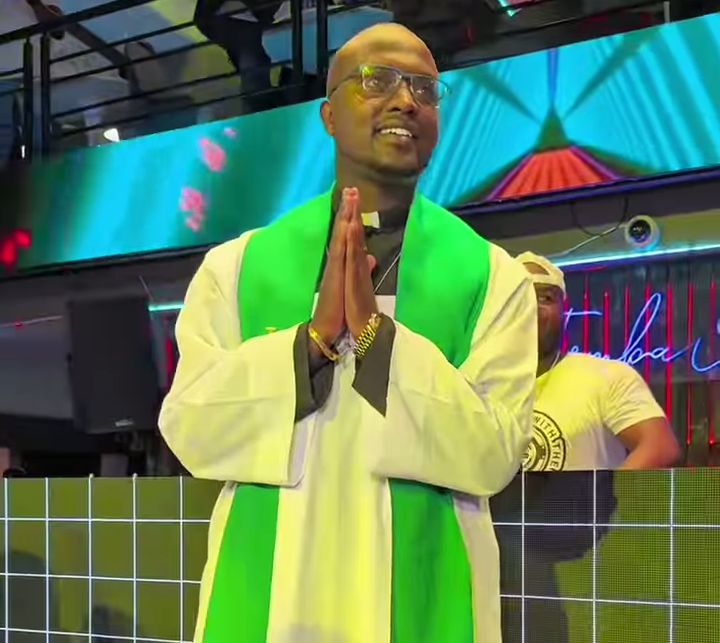 Padre Michael Watenga Sparks Reactions After Surprise Visit to Timba XO Nightclub in Eldoret