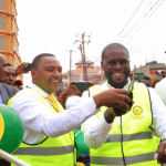 Nairobi Governor Johnson Sakaja and Githurai Ward MCA Mwangi Waithera. Photo: DMarigiri | Facebook